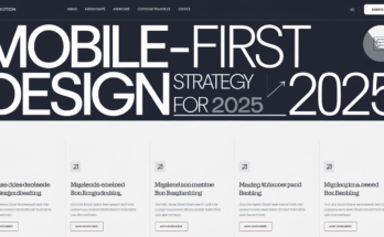 Mobile-First Website Design Strategies for 2025