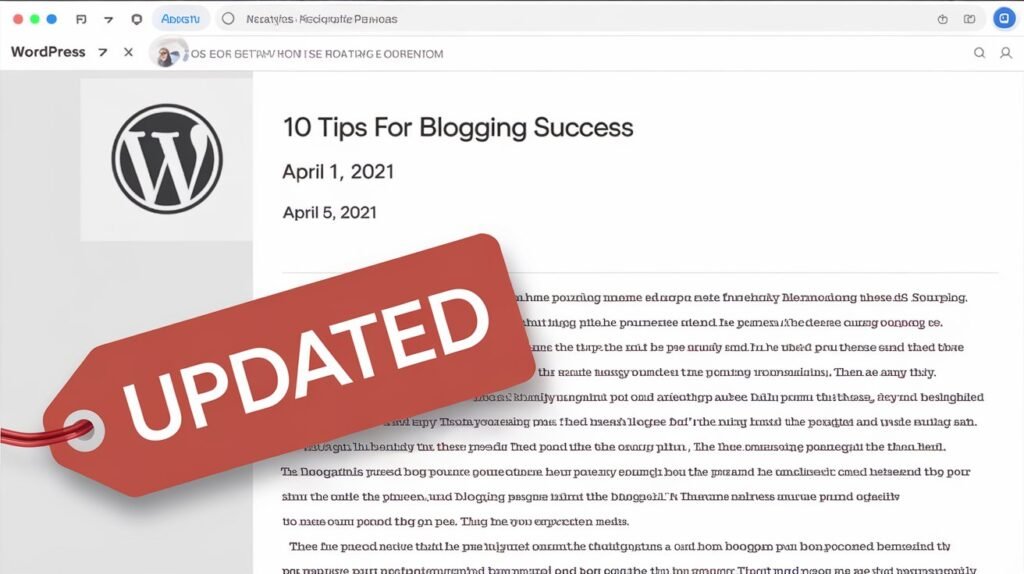 How to Show Updated Post Dates in WordPress Without Plugins